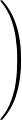 $\displaystyle \left.\vphantom{w_{j}^{\rm bh}+\sum_{k=1}^{in}w_{jk}^{(2)}x_k^d}\right)$