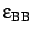 $\epsilon_{\rm BB}$